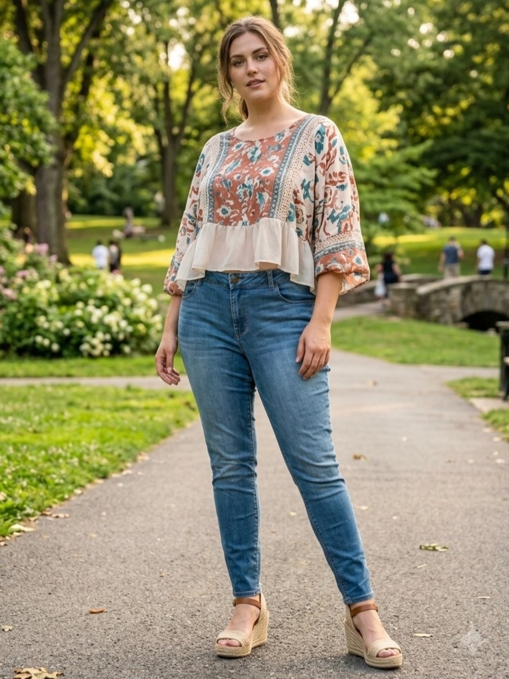 1822 Denim Classic Women's Light Blue Stretch Jeggings